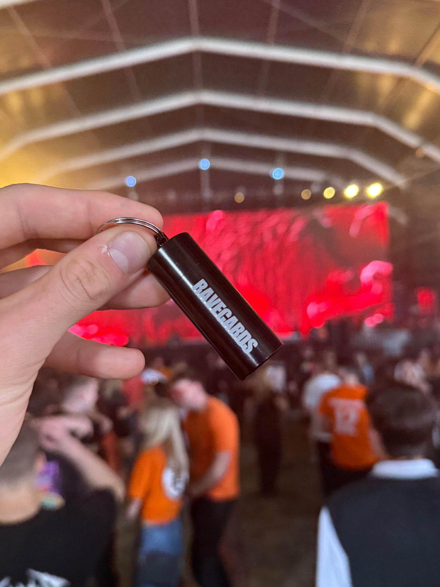 RAVECARDS festival oordoppen met case en sleutelhnager