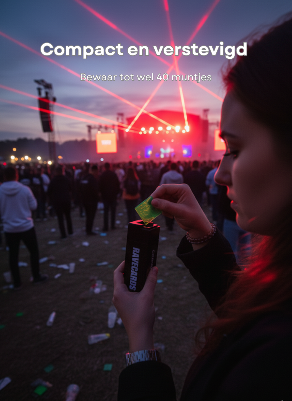 Deze must-have festival gadget is perfect voor elke dansliefhebber en zorgt voor een onvergetelijke rave-ervaring op het festivalterrein.