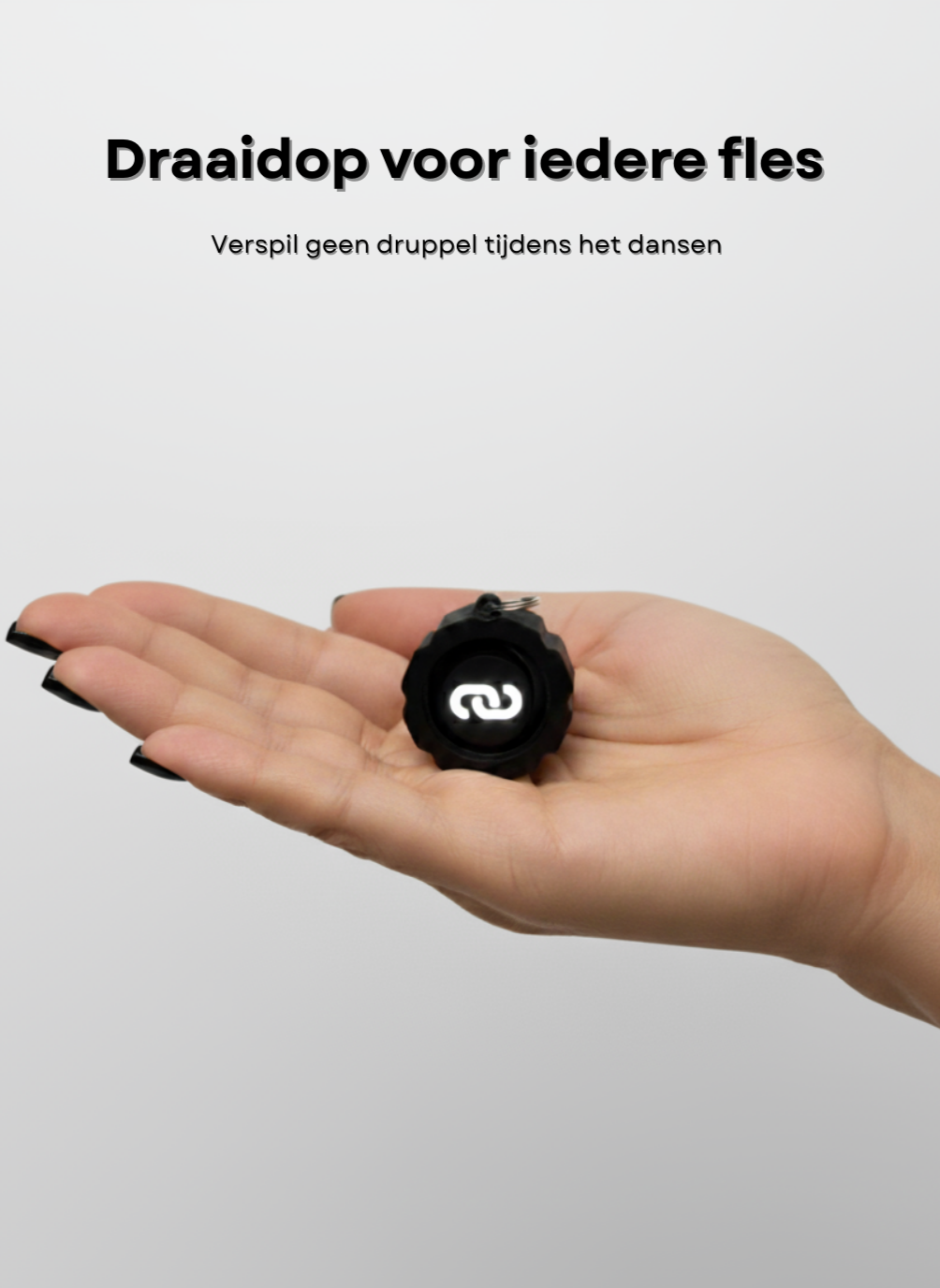 De universele draaidop (ook wel partydop genoemd) die op vrijwel elke plastic fles past, ideaal voor feesten en festivals.